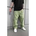 Yeşil Sade Baggy Pantolon