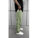 Yeşil Sade Baggy Pantolon