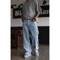 Mavinin En Diri Tonu Sade Baggy Kot Pantolon