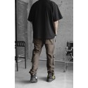 Haki Cep Detay Kalburüstü Jogger