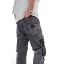 Antrasit Cep Detay Baggy Kot Pantolon