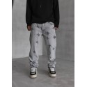 Gri Şimşek Detay Baggy Pantolon