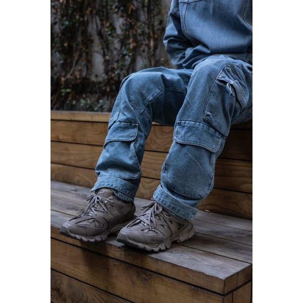 Mavinin Dip Diri Tonu Özel Tasarım İzahsız Seviye Jean Jogger Takım