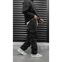 Özel Tasarım Cep Detay Jean Jogger ve Jean Sweatshirt Takım