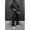 Özel Tasarım Cep Detay Jean Jogger ve Jean Sweatshirt Takım