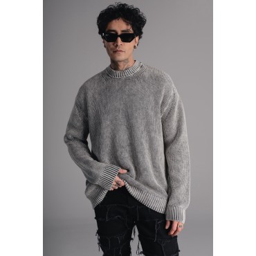 Gri Bambaşka Triko K...