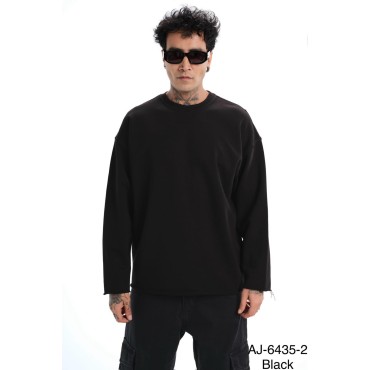 Zır Sade Siyah Sweat...