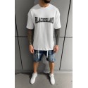 BlackIsland Beyaz Oversize Tshirt